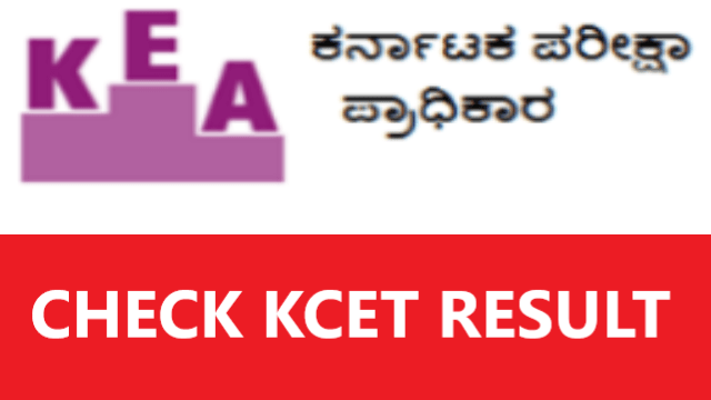 KEA KCET Result 2022 Link