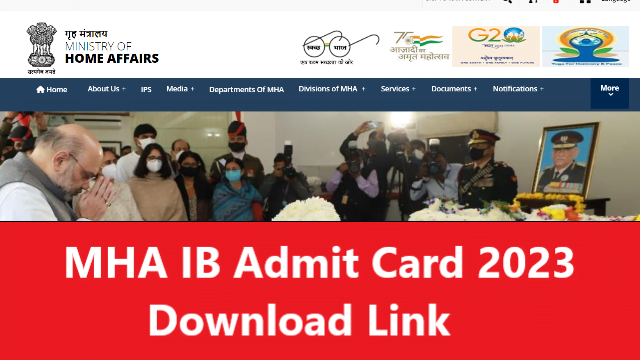 MHA IB Admit Card 2023