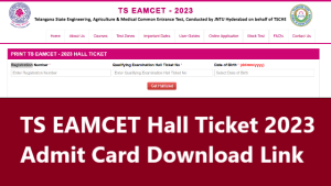 Ts Eamcet Hall Ticket Admit Card Download Link