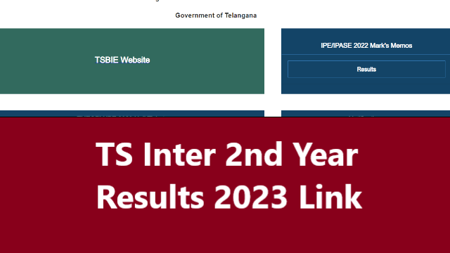 TS Inter 2nd Year Results 2023